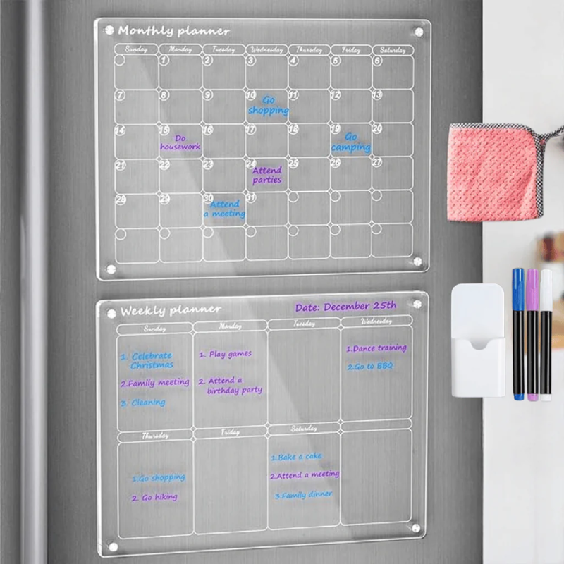 Task Master™ | Magnetic Acrylic Calendar & Planner