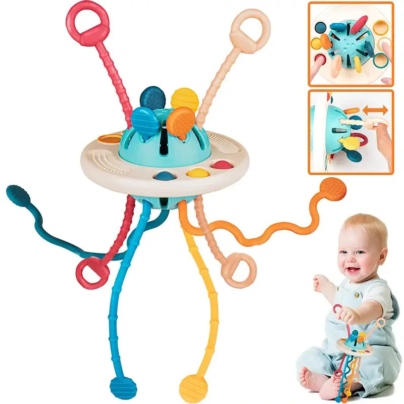 Pull String Toy UFO™ | Stimulate The Baby's Imagination
