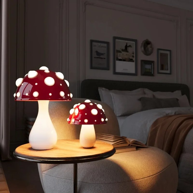 Mushroom Lamp with LED Tricolor™ | Design Revolution