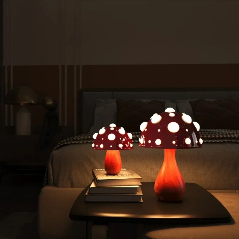 Mushroom Lamp with LED Tricolor™ | Design Revolution