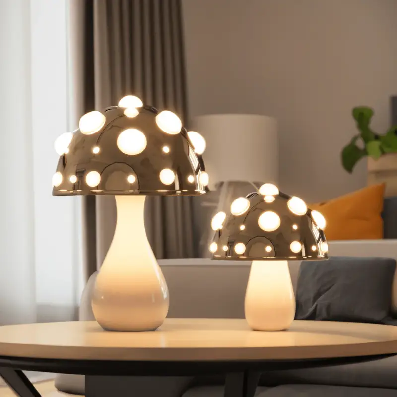 Mushroom Lamp with LED Tricolor™ | Design Revolution